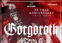 GORGOROTH, Aeternus, Death Rattle, Archaic – 30.03.2025 @ Paris // concert Garmonbozia