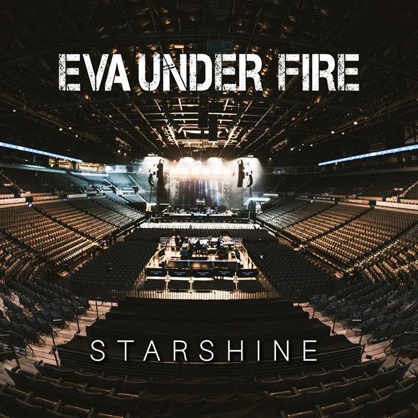 Pochette du single « Starshine » d'Eva Under Fire, montrant une salle de concert vide