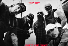 Rise Of The Northstar, Malevolence et ten56. au Zénith de Paris Affiche officielle de Rise Of The Northstar en concert au Zénith Paris - La Villette, avec les membres du groupe en noir et blanc
