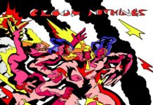 Cloud Nothings vire metal avec « What Kind of Hell Did You Survive? » Pochette de l'album « What Kind of Hell Did You Survive? » de Cloud Nothings, illustration colorée rose, jaune et rouge sur fond noir