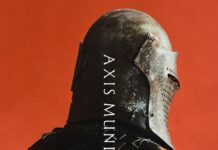 Imminence dévoile le clip hanté de « Crestfallen » Pochette de l'album Axis Mundi d'Imminence, un chevalier de dos sur fond orangé